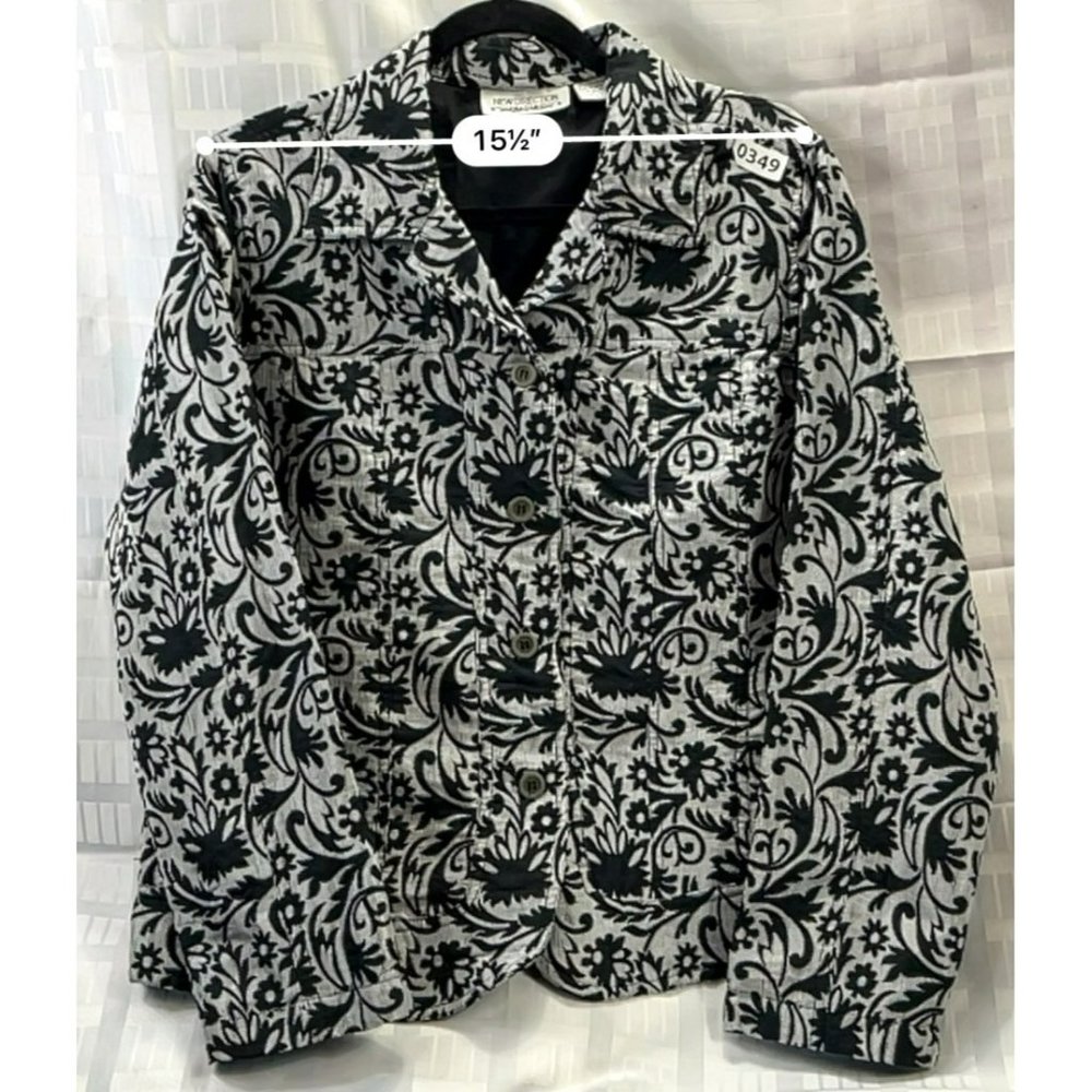NEW DIRECTION, Women VEST, long sleeve, SIZE L, COLOR BLACK - Picture 2 of 13